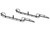 Holman - The Pro Rack Side Channel Kit  Forklift Loadable  9ft Body Single Cab - 12205