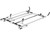 Holman - Clamp & Lock Hd Aluminum Ladder Rack Kit  Double  Promaster City - 4PCACC