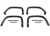Husky Liner - 0713 Sierra 1500 Fender Flares Oestyle 4pc - 2804926