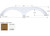 Icon Technologies Limited RV - Fender Skirt Tandem Keystone Fs2035 Polar White - 12209