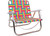 Kuma Outdoor Gear - Lollipop Backtrack Low Chair  Yellow/pink/teal - 831-KM-BTLC-LP