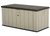 Lifetime - Outdoor Storage Box150 Gal Black Bottom Desert Sand Sidesroof Brown Lid - 60254