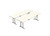Lifetime - Lifetime Almond 8ft Foldinhalf Table  2 Pk Commercial - 80882