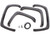Lund - 1517 F150 Rxrivet Style 4pc Standard Fender Flare Elite Series Black - RX119S