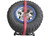 N-Fab - Universal Bed Mounted Tire Carrier  Red - BM1TCRD