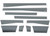 Putco - 0918 Ram 1500 Quad Cab 6.5ft Bed Black Platinum Rocker Panels 5.5in Wide W/o Factory Flares(12pc) - 9751304BP