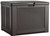 Rubbermaid - Xl Easy Installation 134 Gallon Resin Deck Box Dark Walnut - 2119055