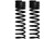 Skyjacker Suspension - 6679 F100/f150 4wd 2in Dual Rate Long Travel Front Coil Springs Pair Black - 172DR