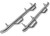 Smittybilt - 1423 Toyota 4runner 2in Main Tube Wheel To Wheel Nerf Steps With Cleated Steps - T1464R-SS