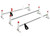 Weather Guard - Allpurpose Rack Steel Fullsize 3 Cross Members 70.5in - 216-3