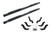 Go Rhino - 18c Wrangler Jl/20c Gladiator Side Steps 4in Wide 1000 Series Kit Black - 104451687T