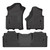 Husky Liner - 19c Ram 2500/3500 Mega Cab Front And Second Rows Black Weatherbeater Series - 94131