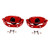 Powerstop - Red Powder Coated Performance Calipers - S4626