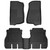 Husky Liner - 18c Wrangler (jl) Unlimited 4dr Weatherbeater Fr & 2nd Row Floor Liner Black - 93921
