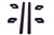 Dee Zee - Hex Platform Rail - 2 Rail Kit: 36 - DZ730036PR2