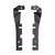 Go Rhino - Hood Mount Light Brackets - Fits 3x - 732335T