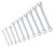 Perform Tool - 10 Pc Sae Polish Std Wrench Set - W30202