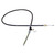 Crown Auto - Rear Brake Cable -r - J3233904