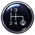 Crown Auto - Shift Knob Insert T4 T170 - J3241067