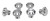 Crown Auto - Dash Control Knob Set - RT27001