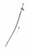 Mr Gasket - Dipstick Th350 Alum/braid - 9703G