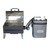 Magma FP10200 Beach Fire 5lb, 1.2-Gals Refillable Propane Tank Kit, 9" L x 9" W x 18" H - FP10-200