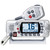 Standard Horizon, GX1410B, GX1410/GX1410GPS Eclipse Fixed Mount Marine VHF, Eclipse, 6.14"Wx2.4"Hx3.94"D, White - GX1410W