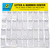 Seachoice 74128 Letter & Number Display, 3" Premium Vinyl, White - 74128