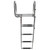 Seachoice 71308 Premium Telescoping Pontoon Boat Ladder, Steps: 4 -