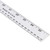 Mayes 36 Inch x 1 Inch Aluminum Ruler - 10189