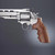 Hogue S&W K or L-Square Butt Pau Ferro Smooth Wood Grip with Finger Grooves - 10300