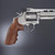 Hogue S&W K or L-Square Butt Pau Ferro Smooth Wood Grip with Finger Grooves - 10300