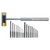 Wheeler Master Roll Pin Punch Set - 110128