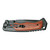 Smith & Wesson 3.7" Folding Pocket Knife (Black with Wood Overlays) - 1147091