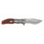 Smith & Wesson Unwavered Recurved Assisted Open Pocket Knife with Engraved Rosewood Handle - 1193150