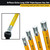 Titan Extra-Long Triple-Square Key Set (8 Piece Set) - 12733