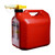 No-Spill 5-Gallon Gas Can Red with ViewStripe Pro Stripe - 1460