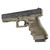 Hogue HandAll Universal Grip Sleeve for Full Size Pistols (OD Green) - 17001