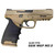 Hogue HandAll Beavertail Grip Sleeve Full Size Sig Sauer P320 (Black) - 17600
