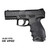 Hogue HandAll Beavertail Grip Sleeve for Full Size Ruger Security-9 (Black) - 17700