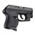 Hogue Handall Hybrid Ruger LCP Crimson Trace Button Grip Sleeve (Black) - 18110