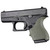 Hogue HandAll Beavertail Grip Sleeve Glock 42/43 (OD Green) - 18201