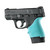 Hogue HandAll Beavertail Grip Sleeve M&P Shield 9/40 and Ruger MAX-9/LC9/EC9 (Aqua) - 18404