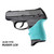 Hogue HandAll Beavertail Grip Sleeve M&P Shield 9/40 and Ruger MAX-9/LC9/EC9 (Aqua) - 18404
