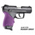 Hogue HandAll Beavertail Grip Sleeve M&P Shield 9/40 and Ruger MAX-9/LC9/EC9 (Purple) - 18406