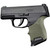 Hogue HandALL Beavertail Grip Sleeve for Sig Sauer P365/P365-380 (OD Green) - 18701