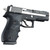 Hogue Sig Sauer P220 American OverMolded Rubber Grip with Finger Grooves (Black) - 20000