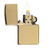 Zippo Windproof Lighter High Polish Brass w/o Solid Brass EngravedHigh Polish Brass - 254B