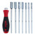 Wiha SoftFinish Drive-Loc VI Nut Driver Set - Metric (8 Piece Set) - 28198