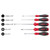 Wiha SoftFinish Slotted/Phillips Screwdriver Set (5 Piece Set) - 30295